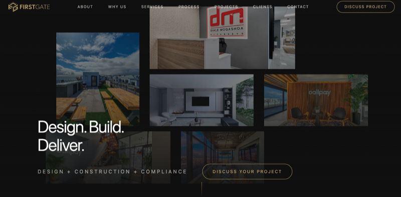 First Gate Construction — Website Design & Development